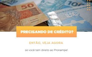 Precisando De Credito Entao Veja Se Voce Tem Direito Ao Pronampe - Contabilidade em Vitória - ES | Control Tax